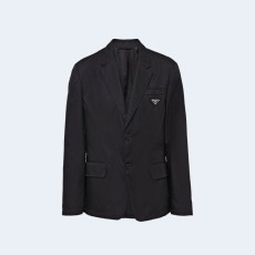 프라다 리나일론 싱글 브레스티드 자켓