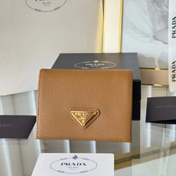 프라다 1M0204 사피아노 삼각로고 반지갑
