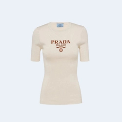 프라다 실크 크루넥 스웨터