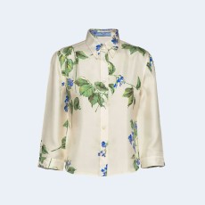 프라다 플로럴 프린트 셔츠