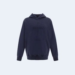 프라다 드로스트링 후드 탑