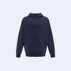 프라다 드로스트링 후드 탑