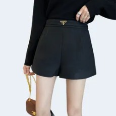 프라다 로고 숏 팬츠 (2color)