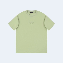 프라다 유니 삼각로고 티셔츠 그린