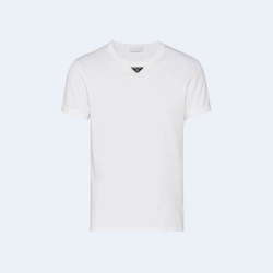프라다 코튼 티셔츠 화이트