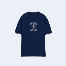 프라다 로고 캐시미어 티셔츠