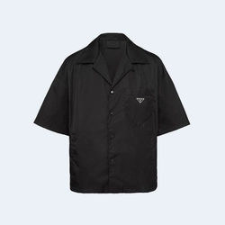 프라다 리나일론 쇼트 슬리브 셔츠