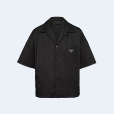 프라다 리나일론 쇼트 슬리브 셔츠