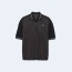 프라다 피케 폴로 셔츠 리나일론 디테일 블랙