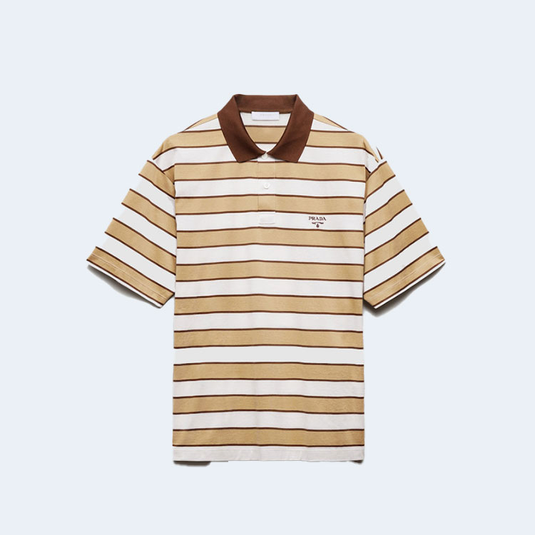 프라다 코튼 폴로 셔츠
