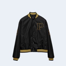 프라다 리나일론 패치 바버 재킷