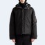 프라다 테크니컬 후드 쉘 다운 패딩 자켓