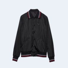 프라다 리나일론 자켓 블랙