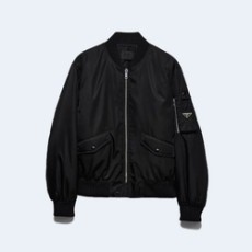 프라다 리나일론 ma-1 봄버 재킷