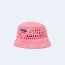 프라다 우븐 패브릭 핑크 버킷 햇