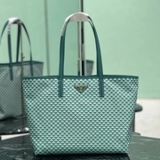 프라다 25SS 레더 로고 쇼퍼 1BG5522