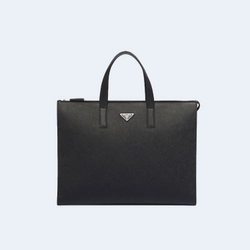 프라다 사피아노 레더 토트백