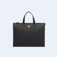 프라다 사피아노 레더 토트백