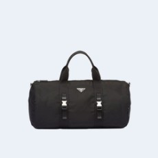 프라다 리나일론 사피아노 가죽 더플백